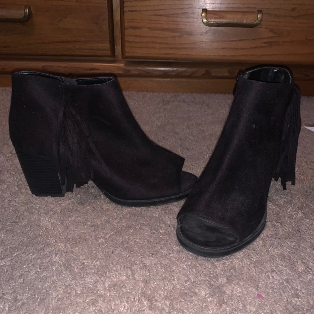Peep Toe Booties